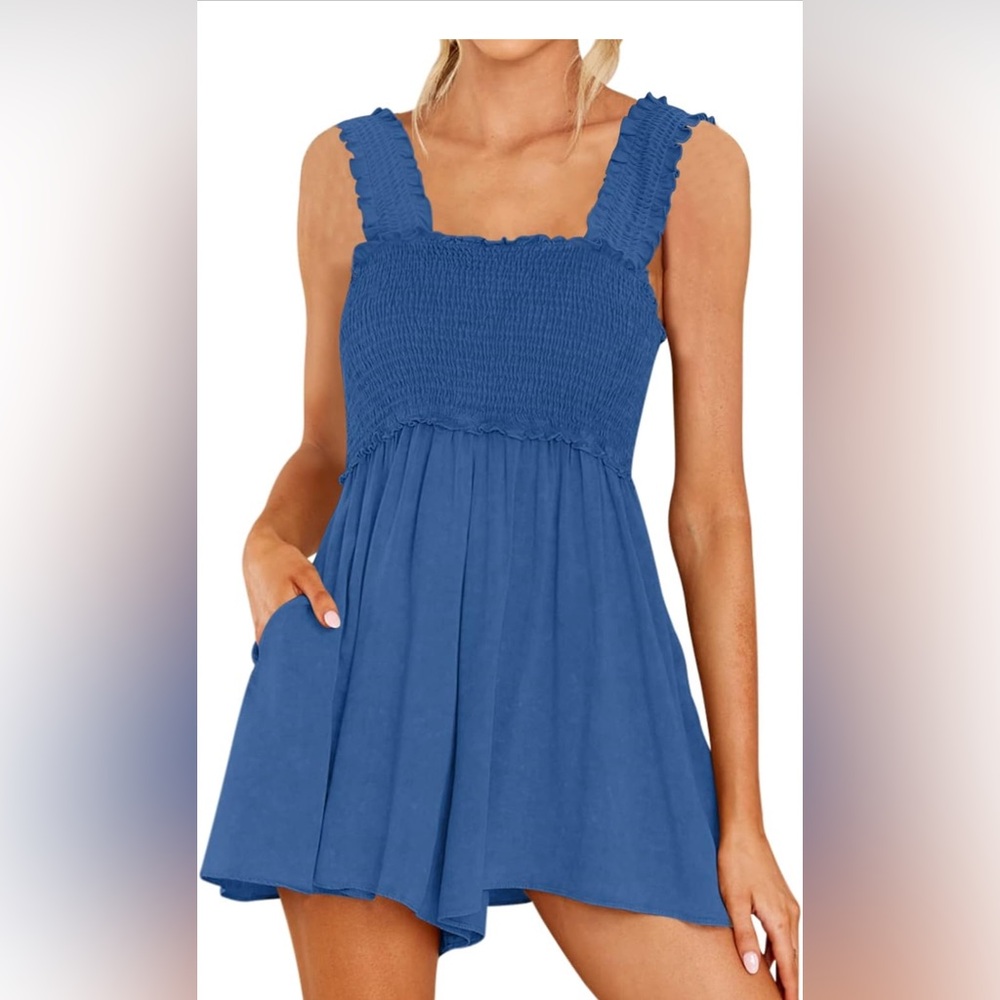 Blue romper